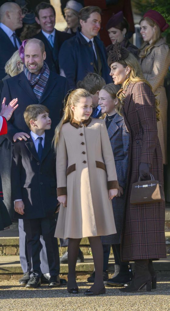 Kate Middleton in a Brown Coat