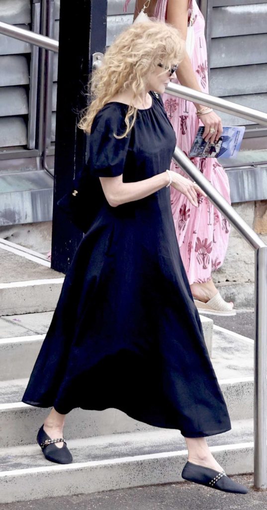 Nicole Kidman in a Black Dress