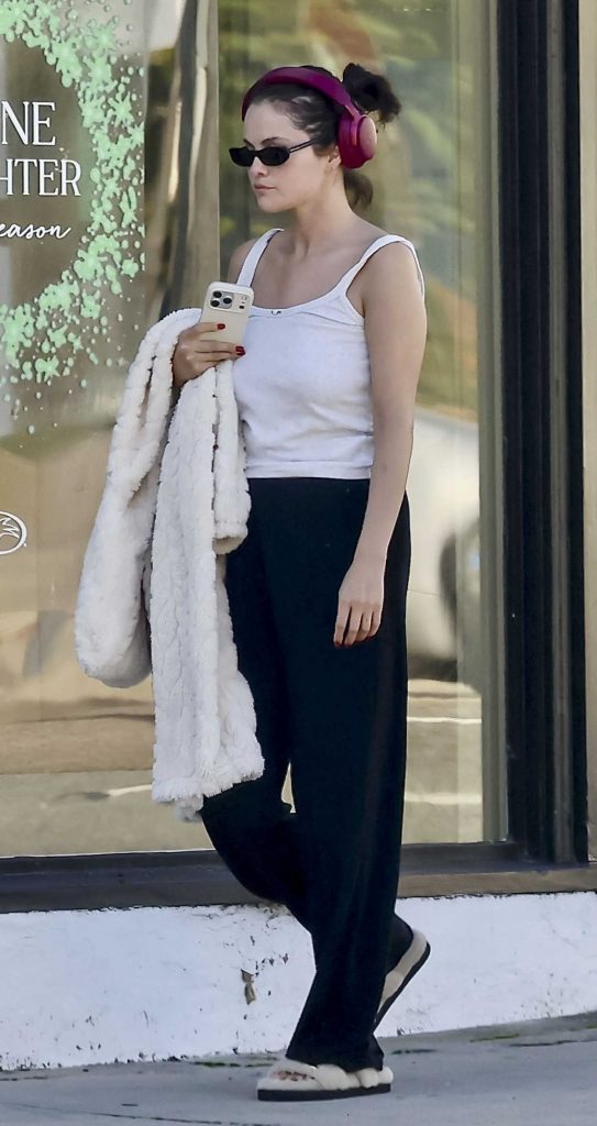 Selena Gomez in a White Top