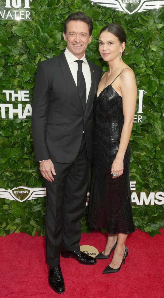 Sutton Foster and Hugh Jackman