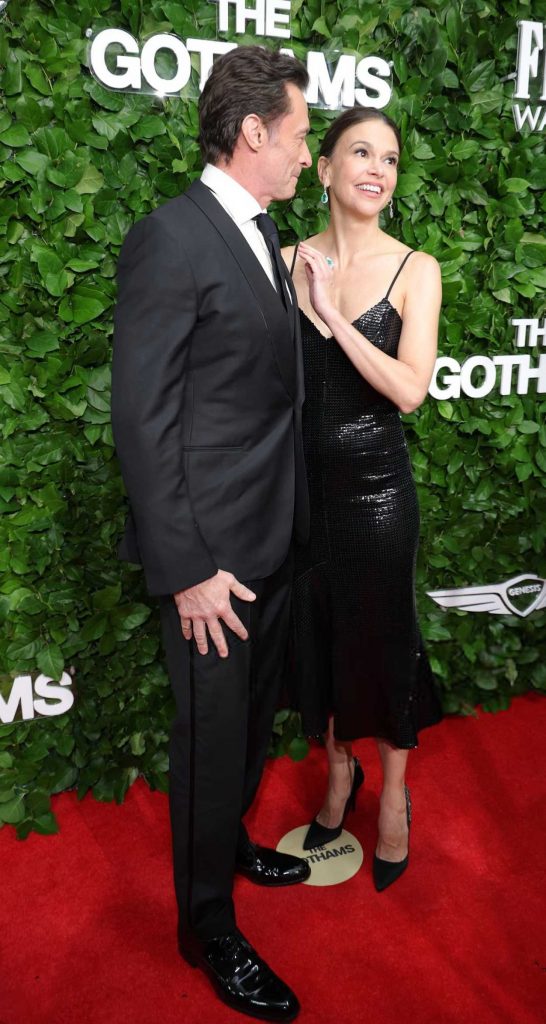 Sutton Foster and Hugh Jackman