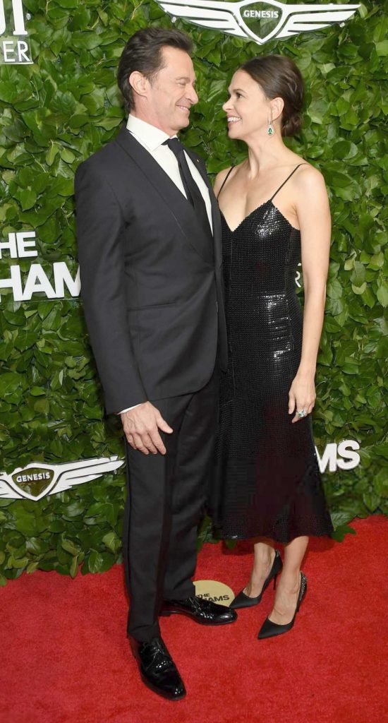 Sutton Foster and Hugh Jackman