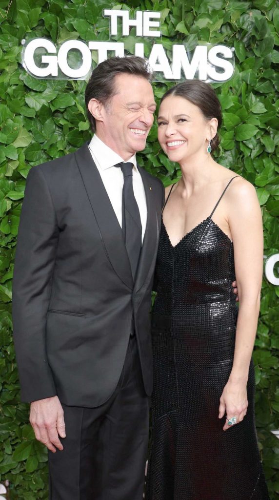 Sutton Foster and Hugh Jackman