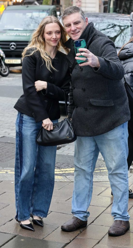 Amanda Seyfried in a Black Blazer