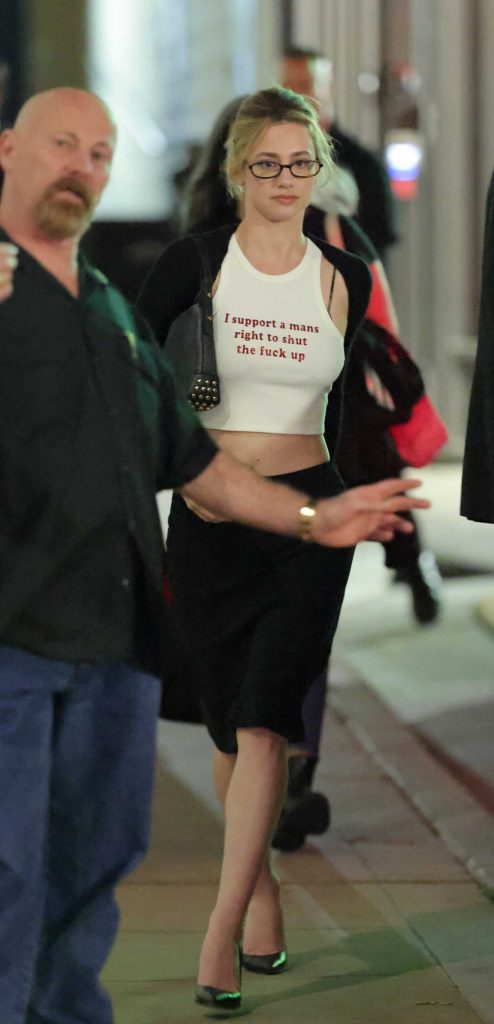 Lili Reinhart in a White Top