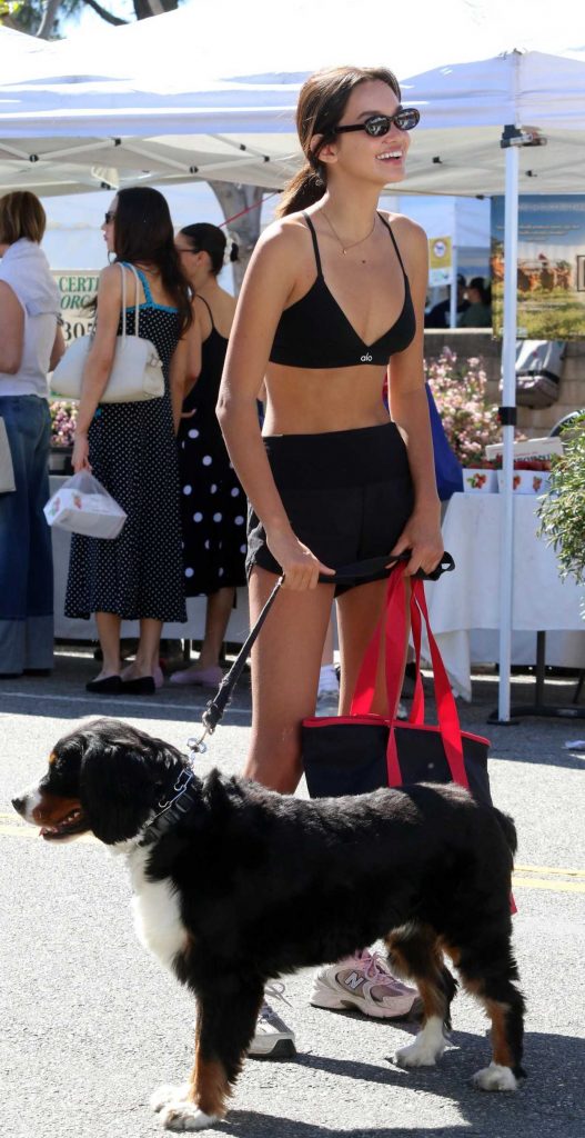 Sophia Hammons in a Black Sports Bra