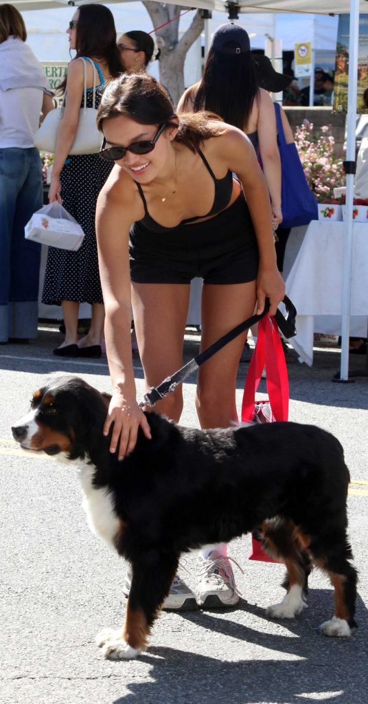 Sophia Hammons in a Black Sports Bra