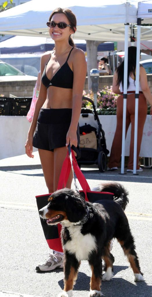 Sophia Hammons in a Black Sports Bra