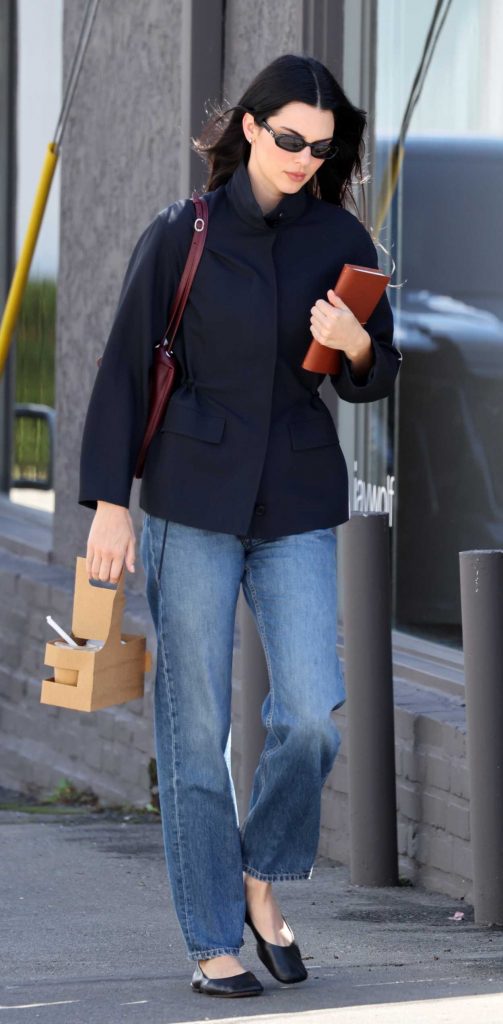 Kendall Jenner in a Black Jacket