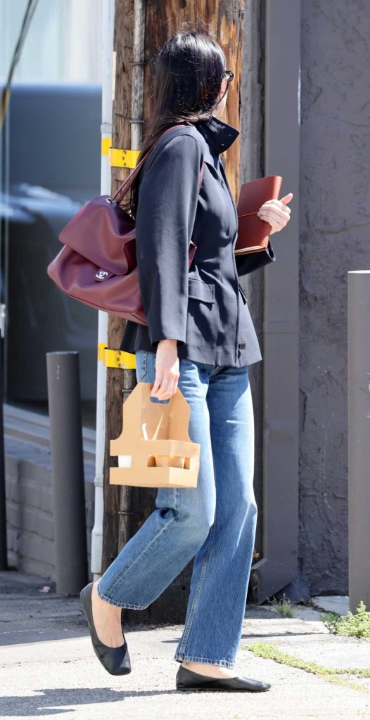 Kendall Jenner in a Black Jacket