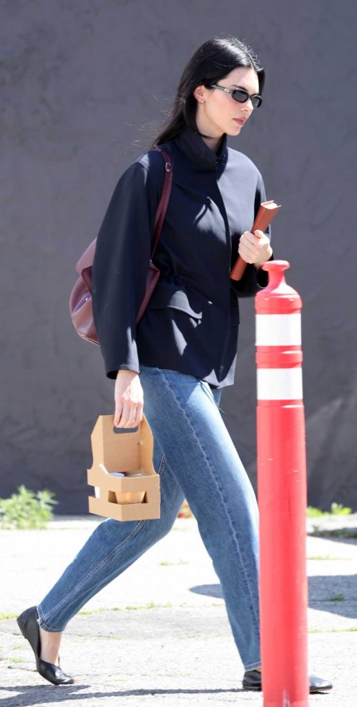 Kendall Jenner in a Black Jacket