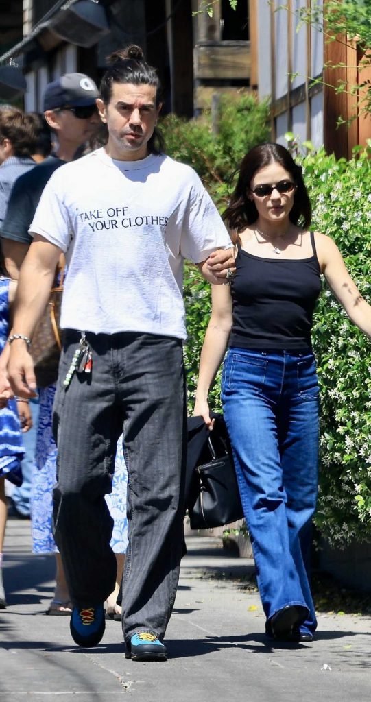 Lucy Hale in a Black Top