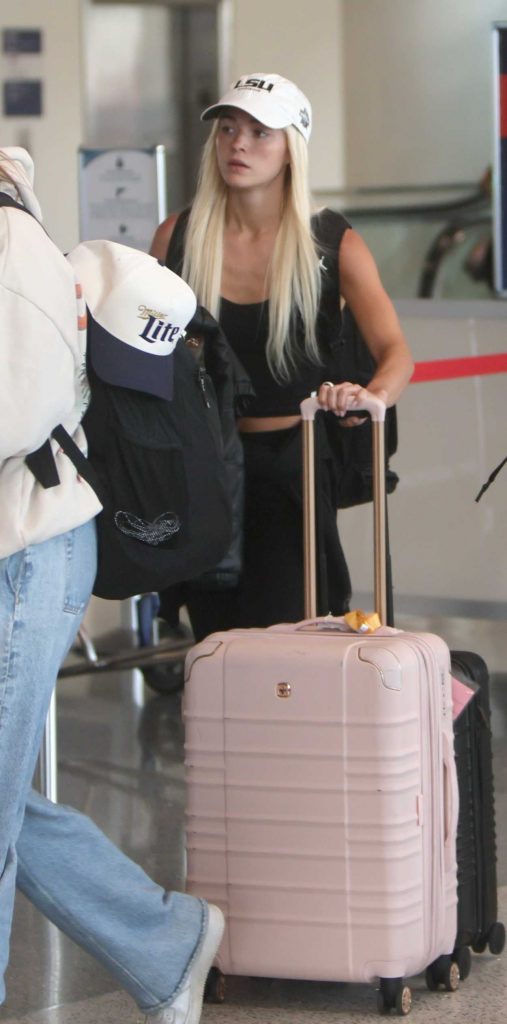 Olivia Dunne in a Black Top