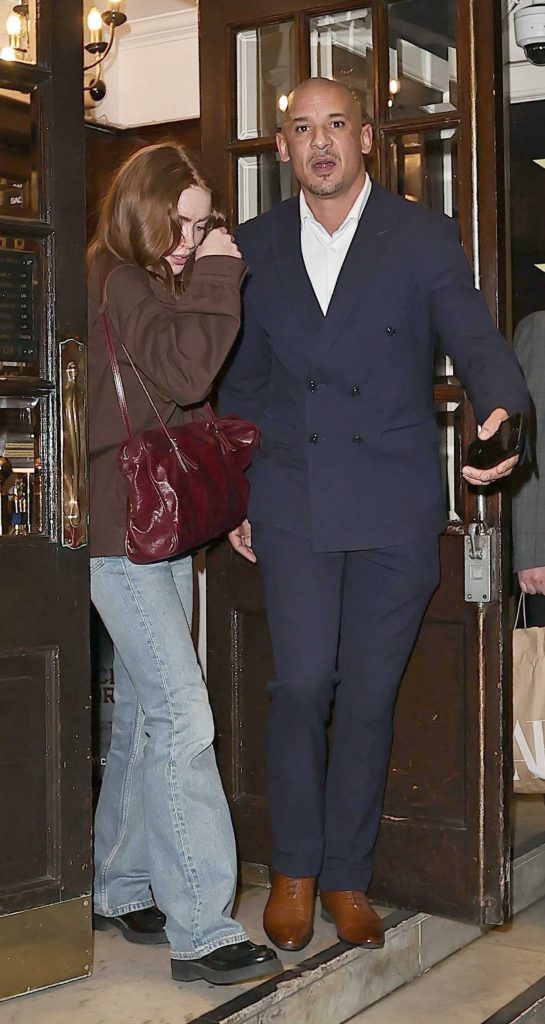 Sadie Sink in a Blue Jeans