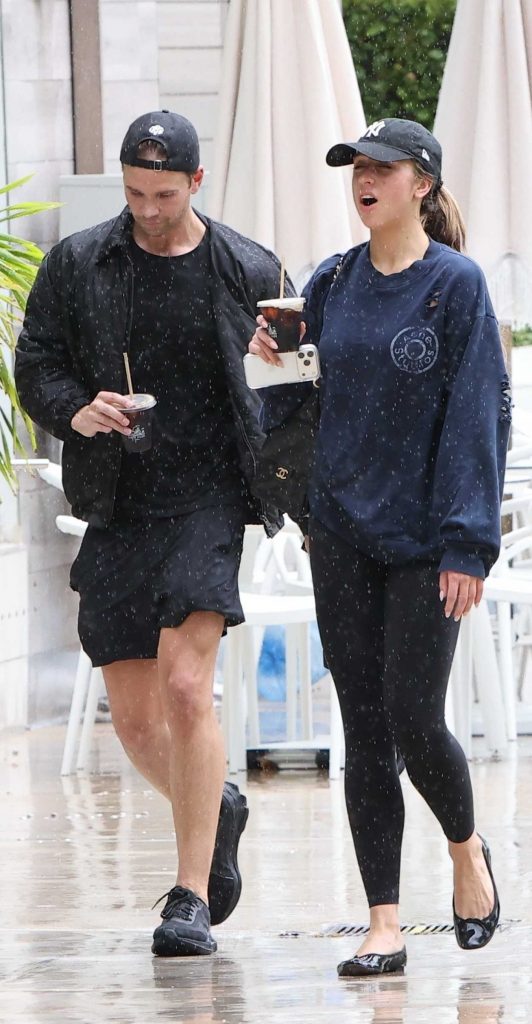 Tate McRae in a Black Cap