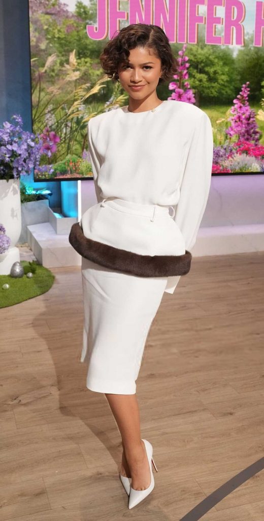 Zendaya in a White Ensemble