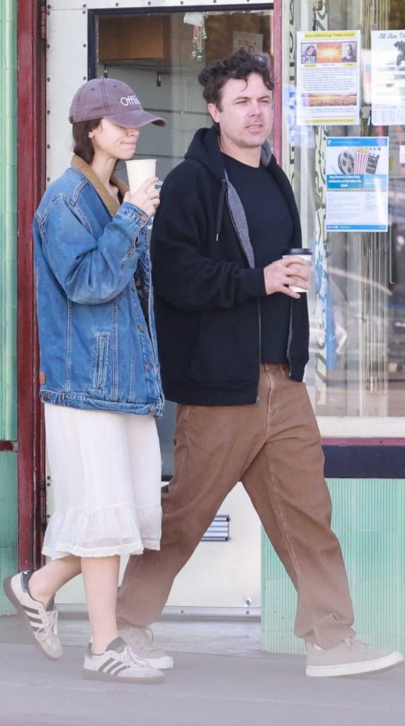 Caylee Cowan in a Blue Denim Jacket