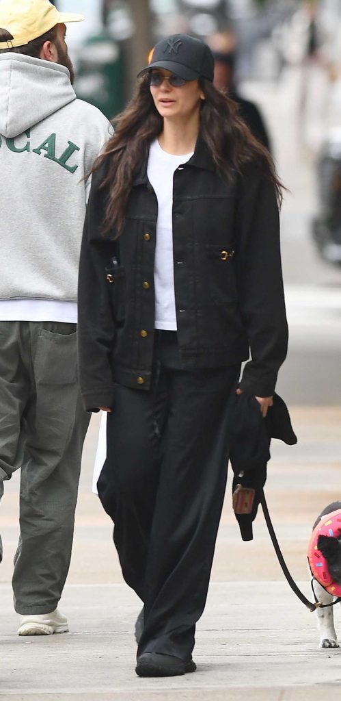 Nina Dobrev in a Black Cap