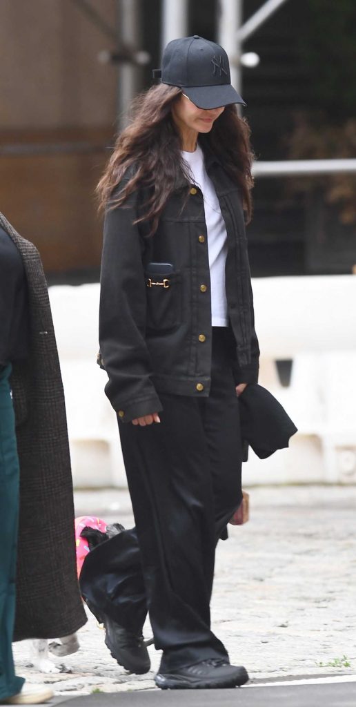 Nina Dobrev in a Black Cap