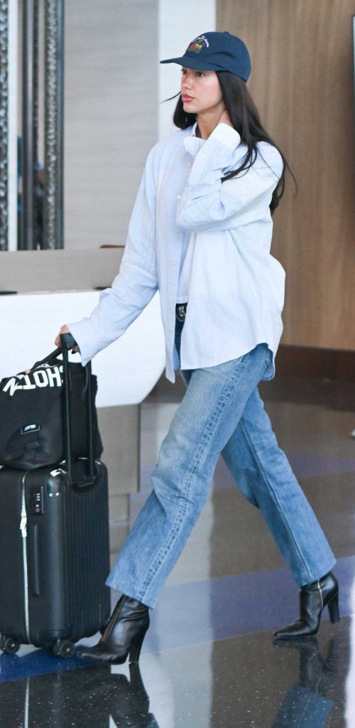 Dua Lipa in a Blue Jeans