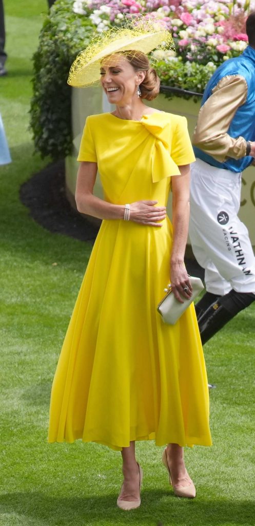 Kate Middleton in a Yellow Dress