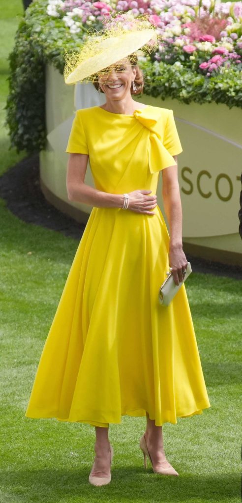 Kate Middleton in a Yellow Dress