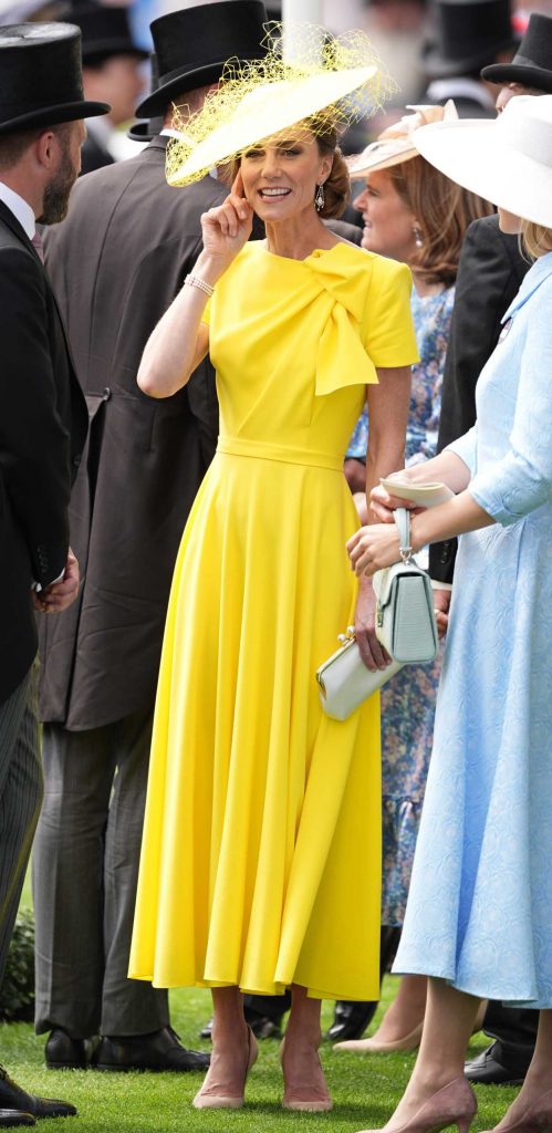 Kate Middleton in a Yellow Dress