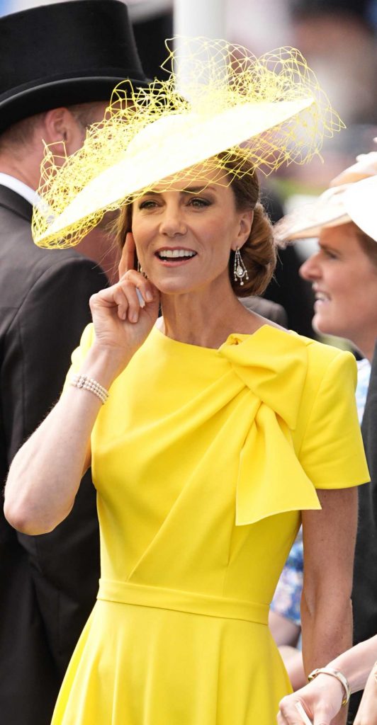 Kate Middleton in a Yellow Dress