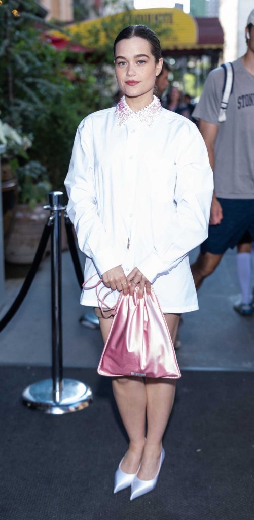 Sarah Catherine Hook in a White Shirt