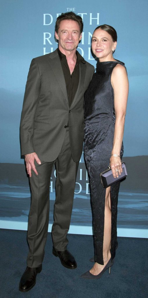 Sutton Foster and Hugh Jackman