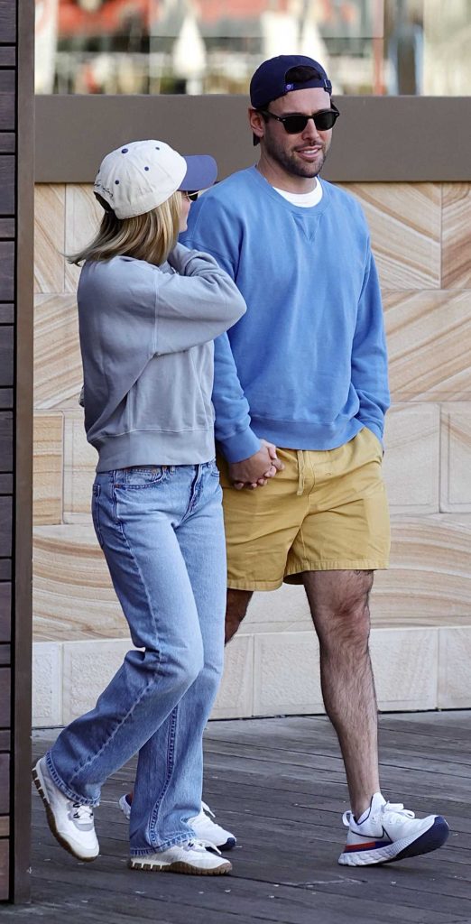 Sydney Sweeney in a Grey Sweatshirt