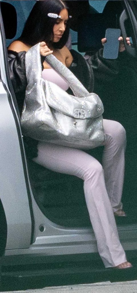 Kim Kardashian in a Pink Ensemble