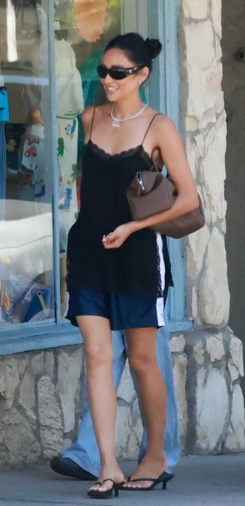 Shay Mitchell in a Black Top