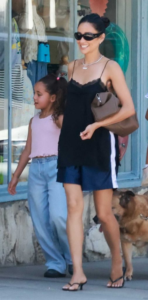 Shay Mitchell in a Black Top