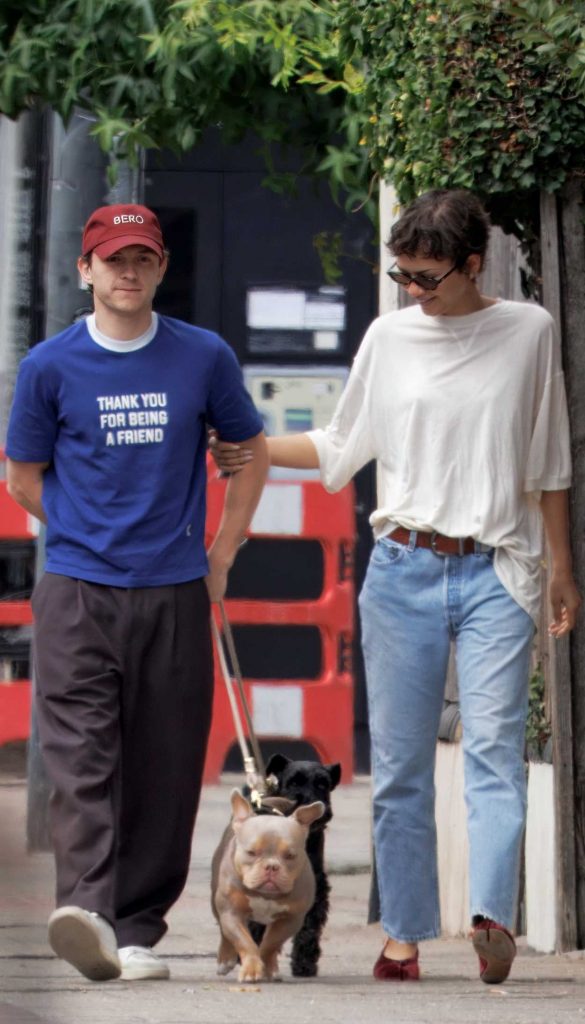 Zendaya in a Blue Jeans