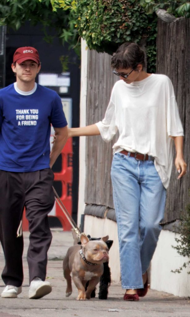 Zendaya in a Blue Jeans