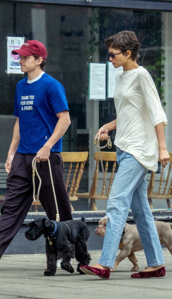 Zendaya in a Blue Jeans