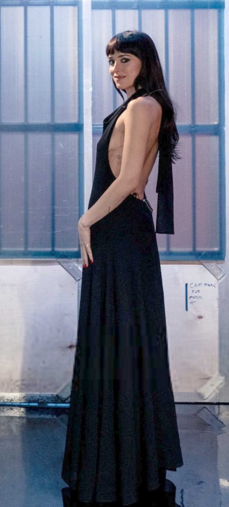 Dakota Johnson in a Black Dress