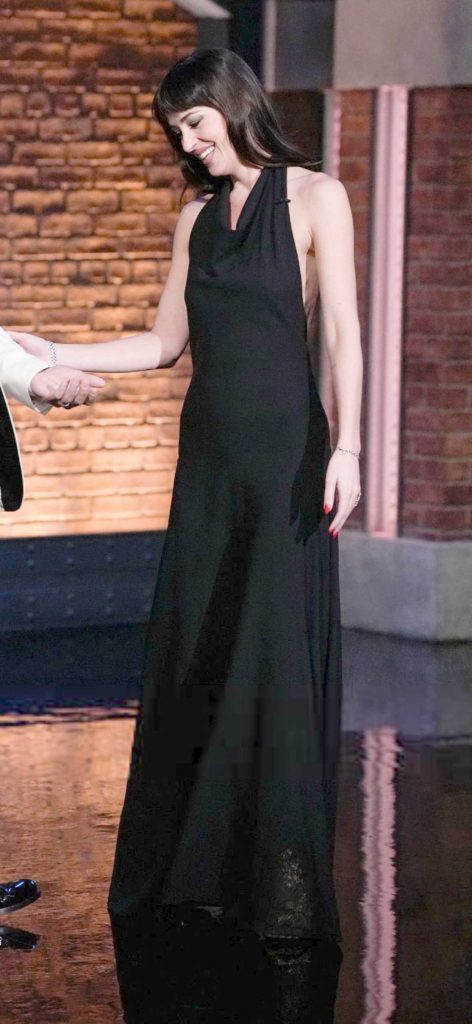 Dakota Johnson in a Black Dress