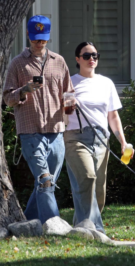 Demi Lovato in a White Tee