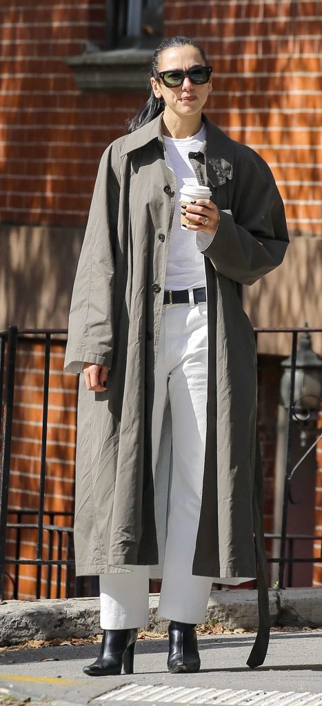 Dua Lipa in a White Pants