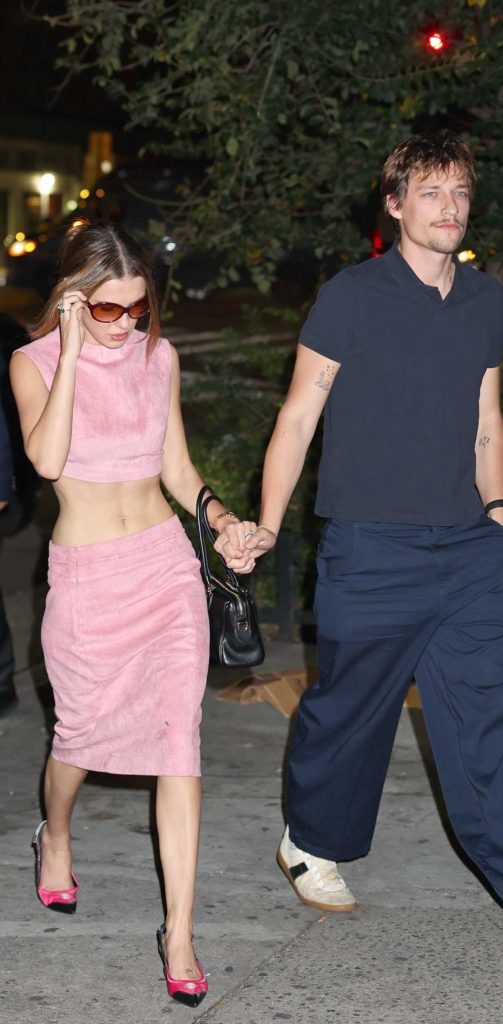 Millie Bobby Brown in a Pink Ensemble