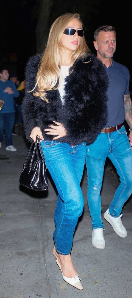 Tate McRae in a Blue Jeans