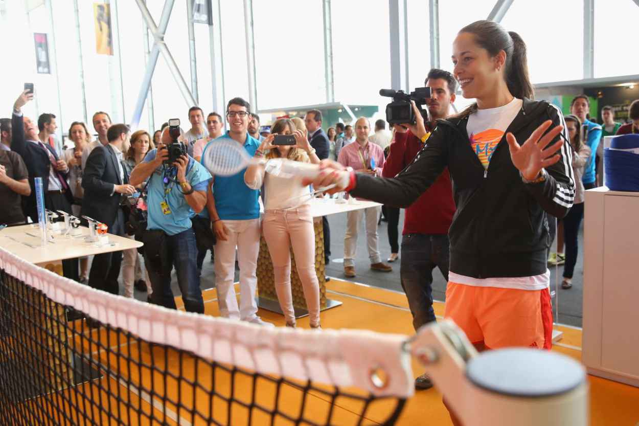 Ana Ivanovic – Samsung Booth – Mutua Madrid Open 2015 – Day Five