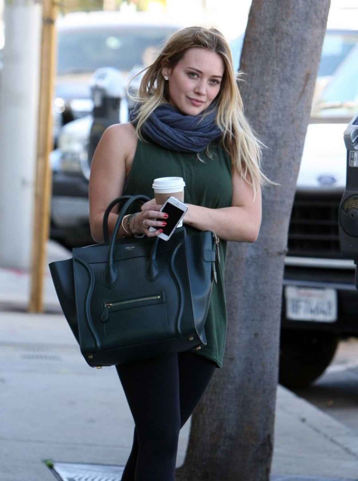 Hilary Duff Street Style Out in West Hollywood-1