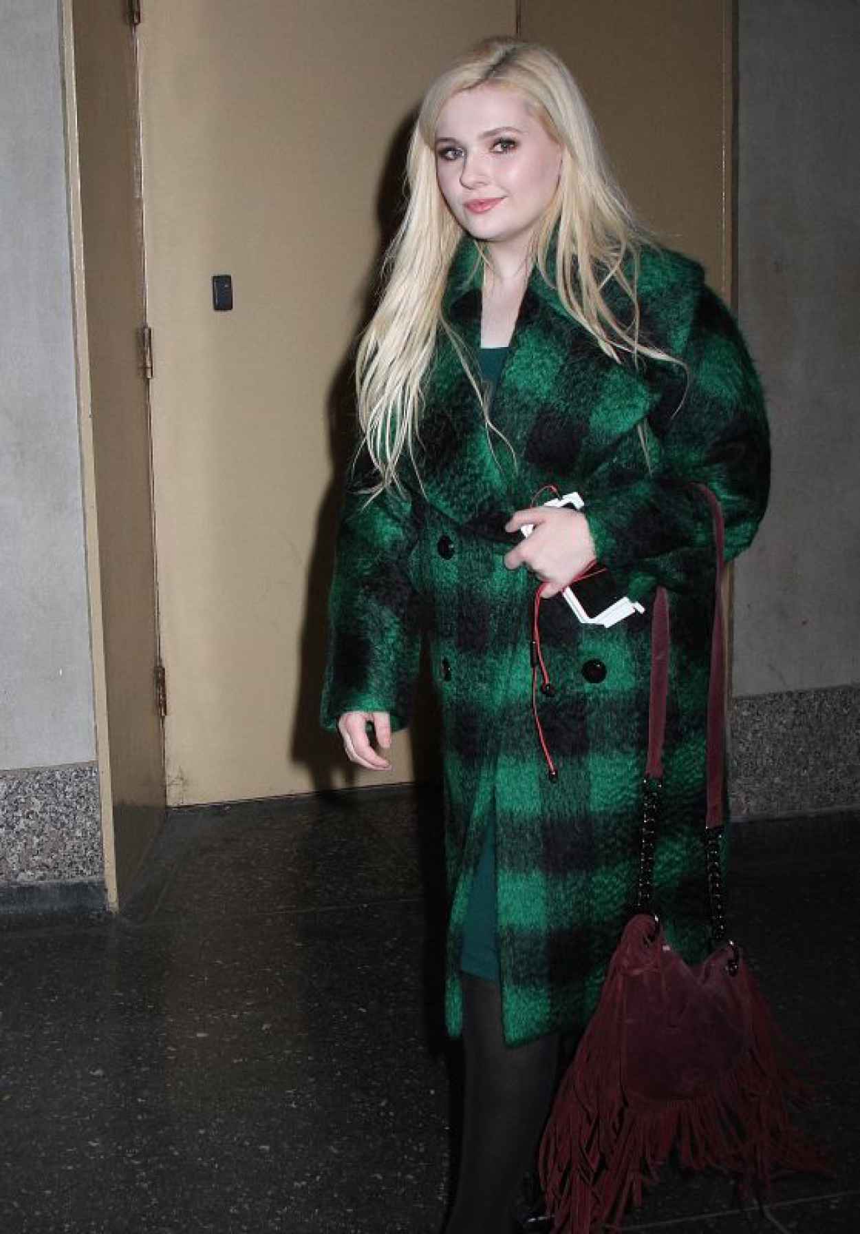 Abigail Breslin - Enters the Today Show Studios in NYC to Promote Her Show Scream Queens-1
