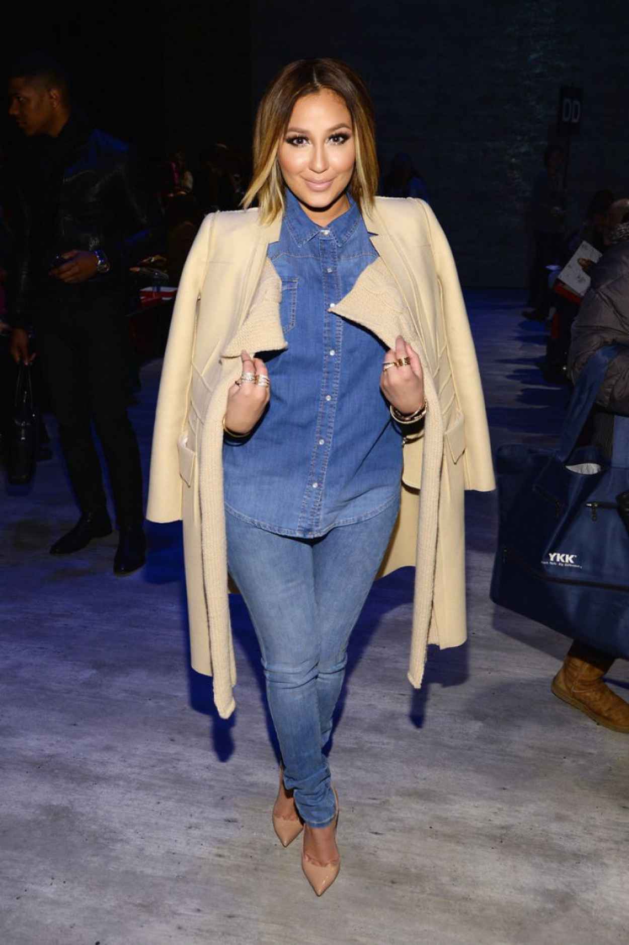 Adrienne Bailon – Son Jung Wan Fashion Show 2015 in New York City