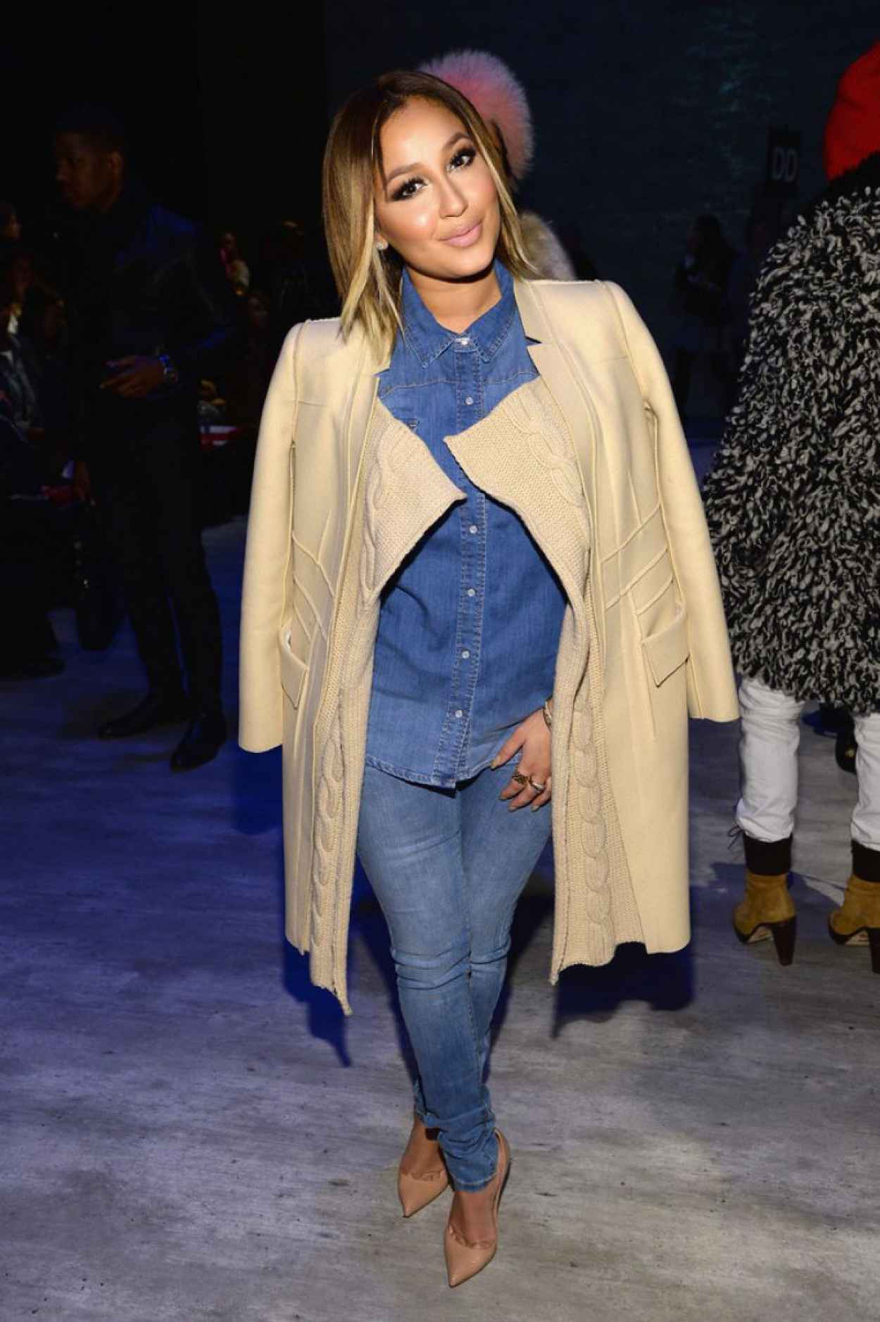 Adrienne Bailon – Son Jung Wan Fashion Show 2015 in New York City