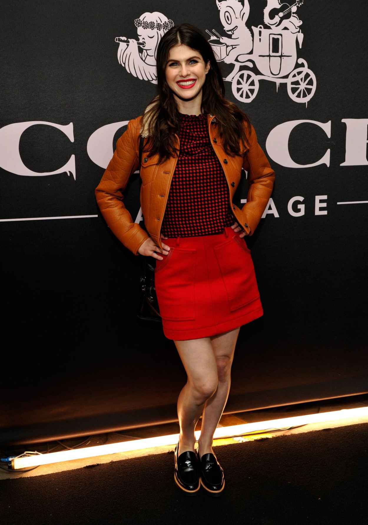 Alexandra Daddario - Coach Rodeo Drive Store Cocktail in Beverly Hills, Dec. 2015-1