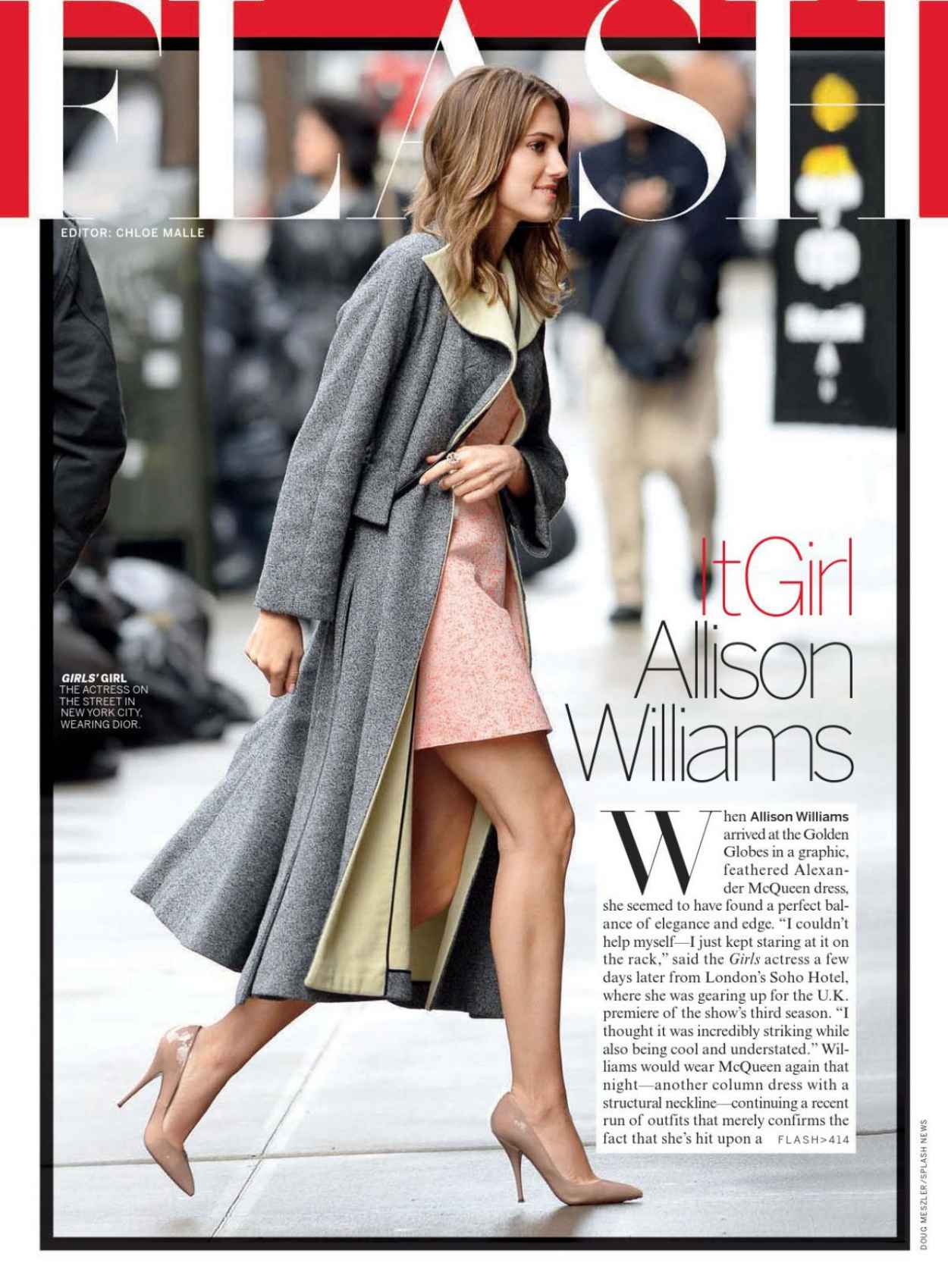 Allison Williams Vogue Magazine (USA) March 2015 Issue – celebsla.com